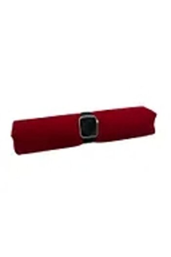 MeGass Dekor Domestic Production Suede Fabric Red Color 30 cm Roll Jewelry Pillow