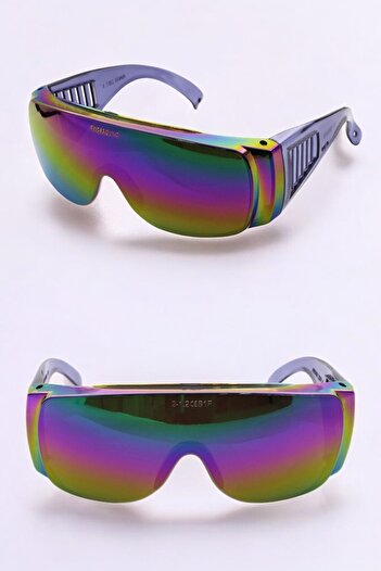 Badem10 Work Security Safety Goggles (Rainbow) S700 Burr Protective Glasses Mirrored Products