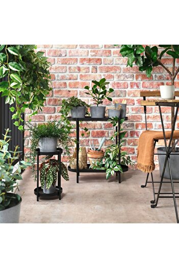 IKEA FJÄRILSBUSKE Plant pot, in/outdoor/grey, 12 cm