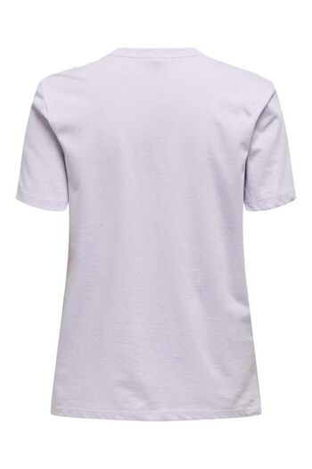 ONLY Onllotta S/S Tee Cs Jrs Women's Purple T-Shirt - 15339251