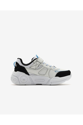 SKECHERS 402270 L Model Unisex bílá mikina s kapucí