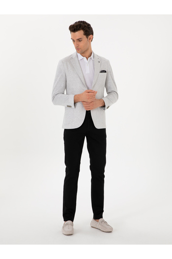Cacharel Gri Slim Fit Ceket 50300038-VR024