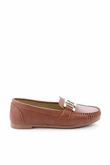 Bambi Tan Women's Loafer Shoes01542166609