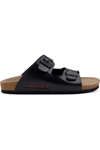 lumberjack Mendy P 5Fx Black Anatomical Casual Buckle Sports Slippers