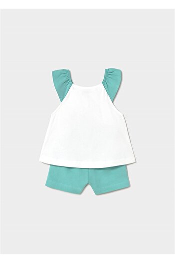 MAYORAL Turquoise Baby Girl T-Shirt Shorts Set 1234