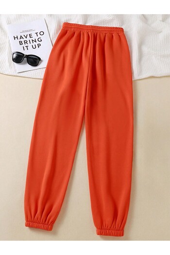 PENTHİLUS Flat Long Sweatpants with Lace-Up Waist