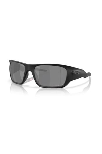Oakley Oak 0Oo9486 948606 60 Masseter Polarized Mirrored Men's Rectangular Black Bone Sunglasses