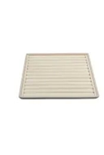 MeGass Dekor Domestic Production Large Size Suede Fabric Cream Color 34/24 cm Sausage Drawer Ring Stand