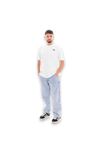 THE NORTH FACE Ανδρικό μπλουζάκι Nf0a87np M S/s Box Nse Tee Λευκό