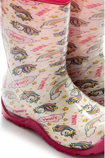 Twigy Nn0607 Rain White Παιδικές Μπότες
