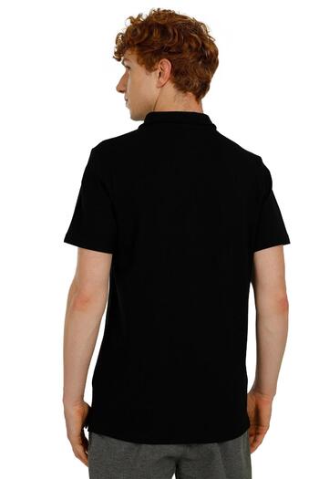 lumberjack Ct953 101079283 Μπλουζάκι Basic Polo Siyah Erkek