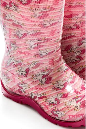 Twigy Nn0607 Rain Pink Kids Boots
