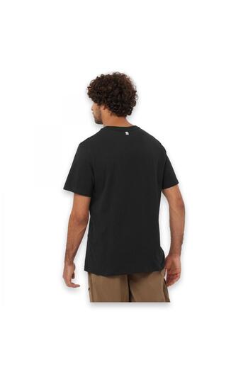 Salomon Ανδρικό μπλουζάκι Lc2245400 Sal Logo Perf Ss Tee M Μαύρο