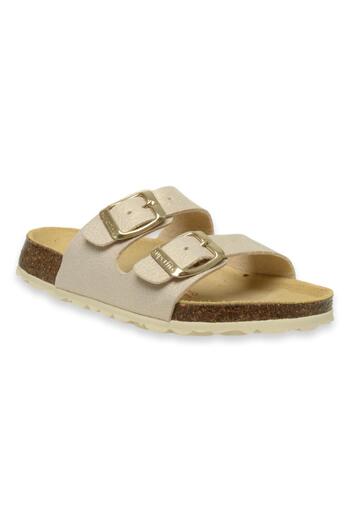 Superfit 800111 G Leather Gold Unisex Slippers