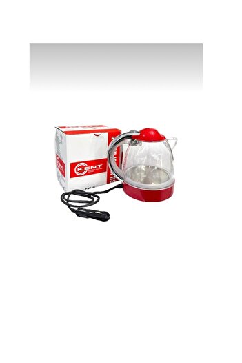 abnturk 24 Volt 1 litre Oto Kamyon Tır İçin Su Isıtıcı Kettle Termostatlı Işıklı Araç Kettle