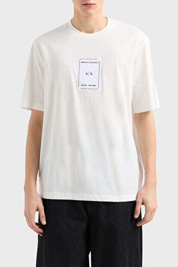 Armani Exchange Armani Exchage 100% Cotton Regular Fit Crew Neck Logo t Shirt Men t Shirt Xm 000570   Af10356 U