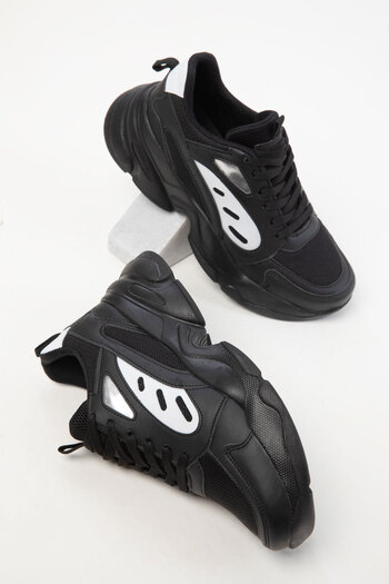 SOHO Black-Black Women's Sneaker 20502