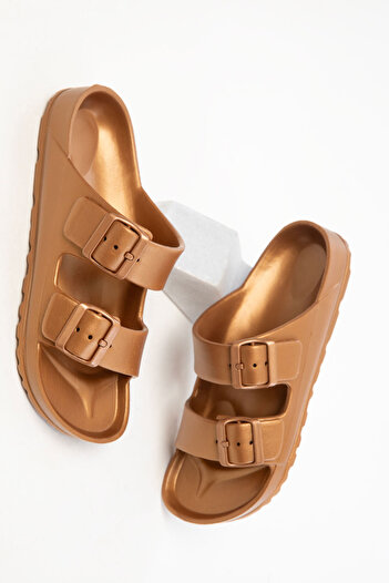 SOHO 16179 Kadın Gold Terlik