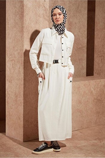 Alvina BELTED SKIRT SET 44495