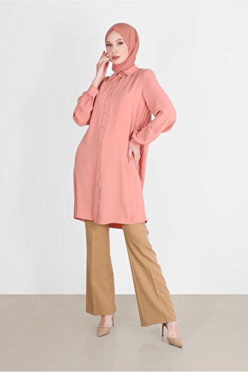 Alvina Pleat Detailed Tunic 42520 - Back