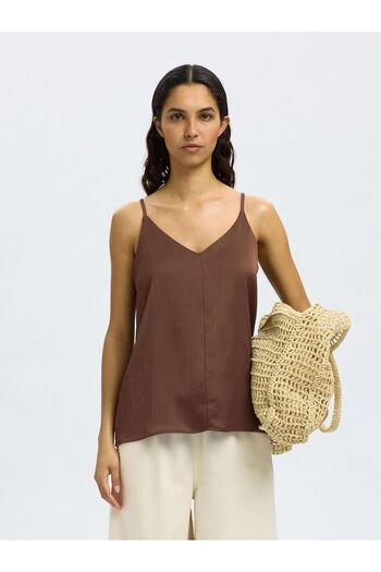Selected Femme Spaghettiträger-Top Satin
