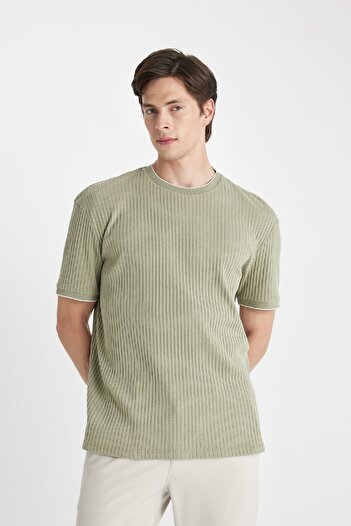 DeFacto Μπλουζάκι με κοντό μανίκι Crew Neck - D3972ax24sm