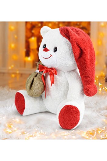 Pandamkee 75 cm Teddy Bear with Pompom Hat