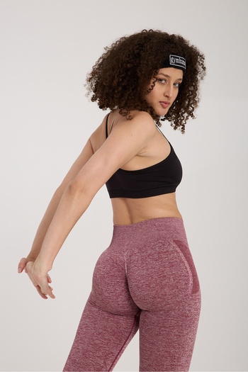 gymhams Drop Hip Gathered Hip Shaper Push up Recovery Women's Sports Leggings
