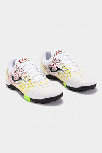 Joma Maxima 2442 MAXW2442TF Ανδρικά παπούτσια Astroturf Field White & Neon Green