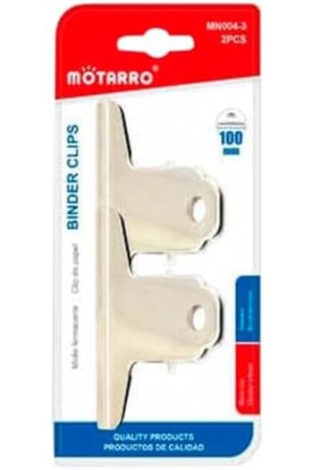 MOTARRO MN004-3 Binder Clips Metal Paper Clips for Office, School, Home & Document Organization