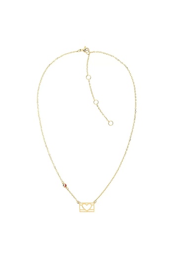 Tommy Hilfiger Colier din oțel inoxidabil nuanță auriu pentru femei