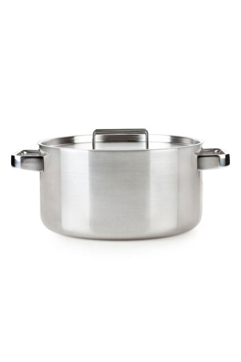 Domo Zdravý a chutný hrnec z nerezové oceli HT1004 s poklicí, 24 cm, 5 l