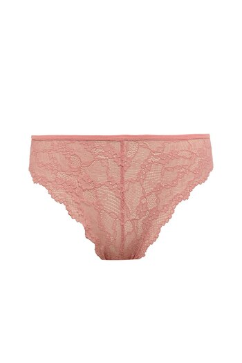 DeFacto Fall in Love Valentines Day Lace Brazilian Panties T3197Az25Sp