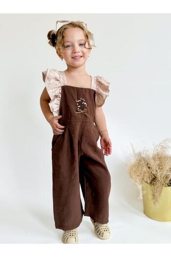 Pinkitokids Larin Back Detail Girl's Jumpsuit