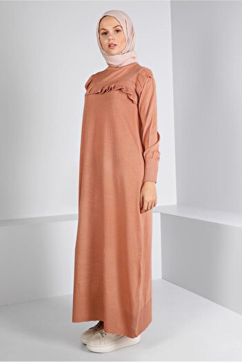 Alvina FRILLED KNITWEAR DRESS 43198