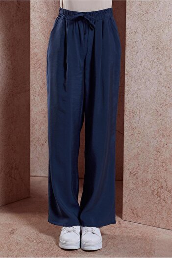 Alvina 70736 Model Elastic Waist Modal Trousers