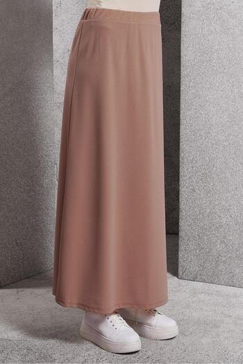 Alvina 60630 Model Elastic Waist Tracksuit Skirt