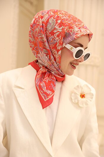 Silk Home Süreyya Pattern Olinda Silk Scarf
