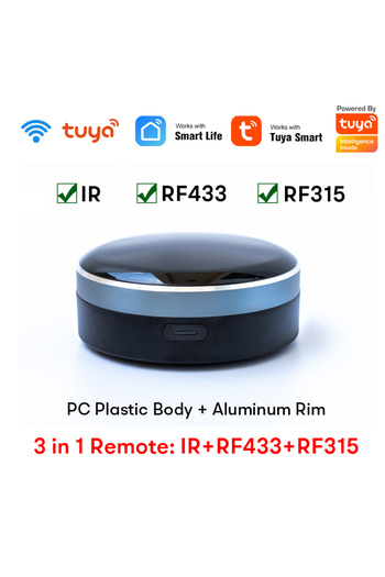 Choice PRO IR RF433 RF315 Tuya IR RF 433/315 Universal WIFI Smart Remote Control for TV AC Curtains Roller