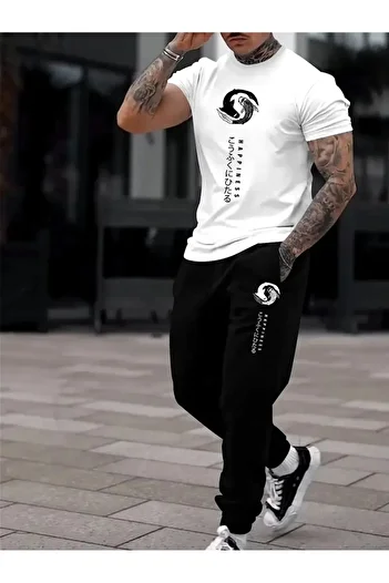 bellanova Men Summer Fashion Two Piece Set