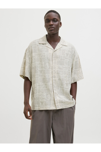 Jack & Jones Printed Resort Collar Short Sleeve Shirt