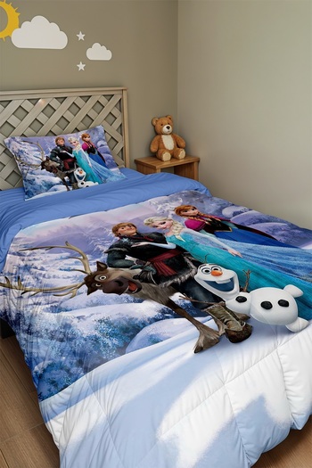 EVPANYA Elsa and Her Friends Patterned Single Duvet and Pillowcase