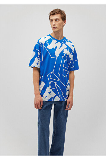 Mavi Τυπωμένο T-Shirt Oversize / Wide Cut 0611206-70913