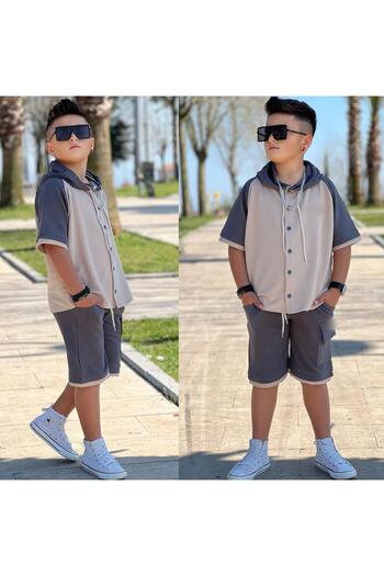 KOKOŞ BEBEK New Season Style Suit with Shorts |   Between 8/10 Years