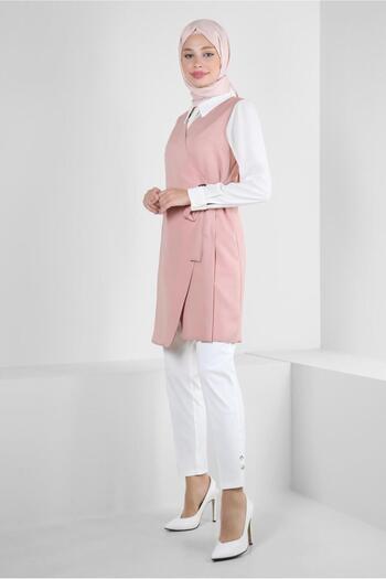 Alvina Belted Wrap Vest 43875