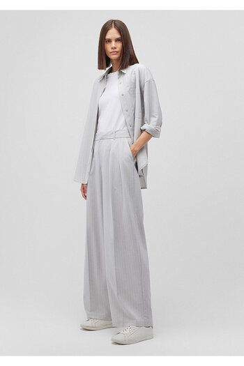 Mavi Gray Striped Trousers - 1010782 -87978