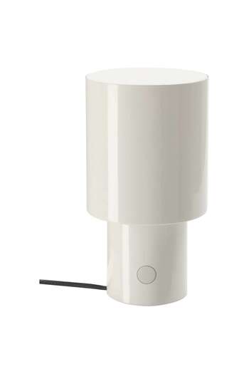 IKEA SPETSBOJ Table lamp, dimmable/white, 22 cm