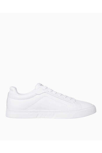 Tommy Hilfiger Erkek Deri Sneaker - Beyaz