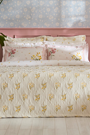 Karaca Home Melina Multicolor Bedspread Set Double