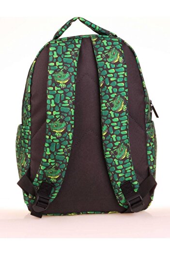 KAUKKO Boy's Green Dragon School Backpack